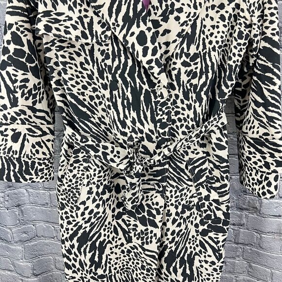Sergio Hudson x Target Zebra Print Trench Coat Size 3X - Picture 6 of 10